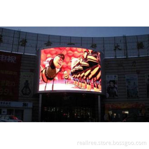 Curve Advertising ARC Led Display , P20 1RGB Stadium Led Di